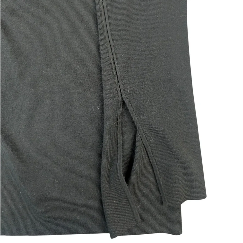Marled Reunited Clothing V-Neck Sweater Vest Black Size M Rayon Blend High-Low